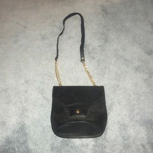 VINTAGE MIMO SACS GENUINE LEATHER CROSSBODY PURSE